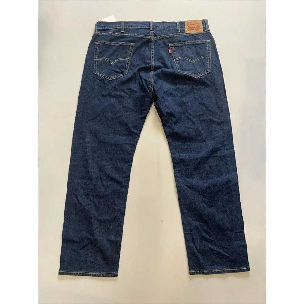 Levi's 505 Men's Blue Regular Fit Straight Leg Jeans Size 40x30 NWT - Picture 6 of 11